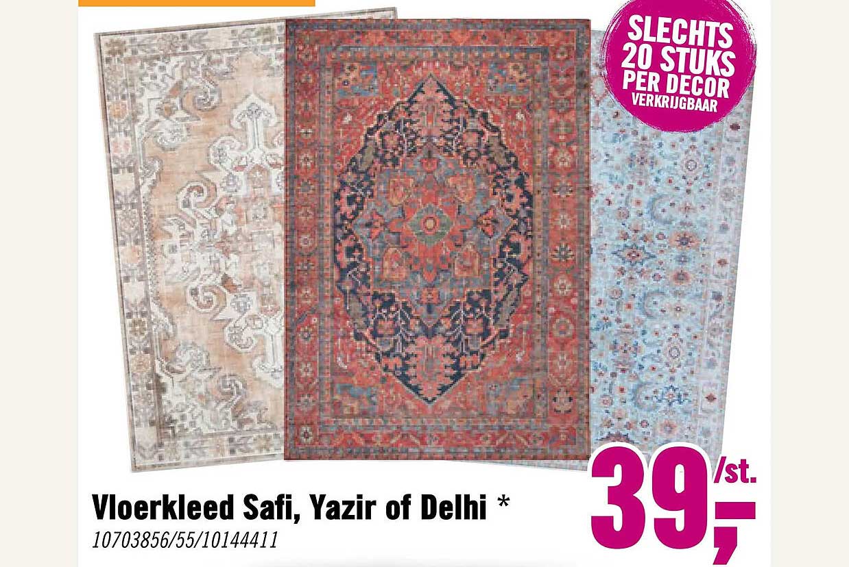Vloerkleed Safi, Yazir of Delhi *