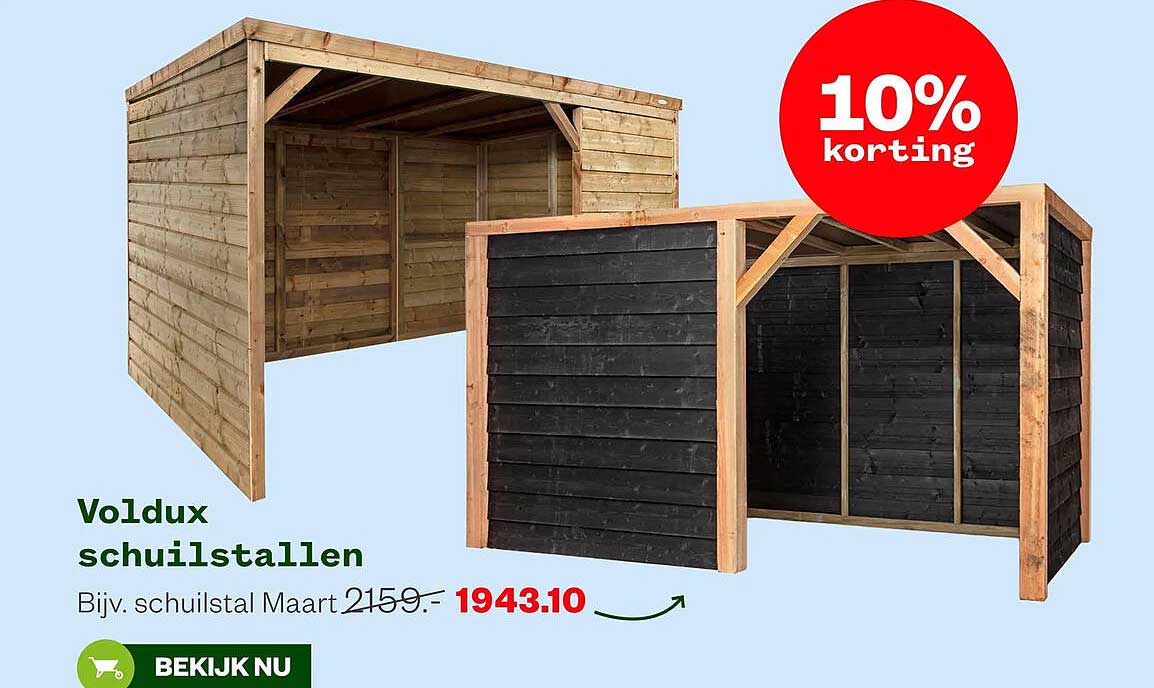 Voldux schuilstallen