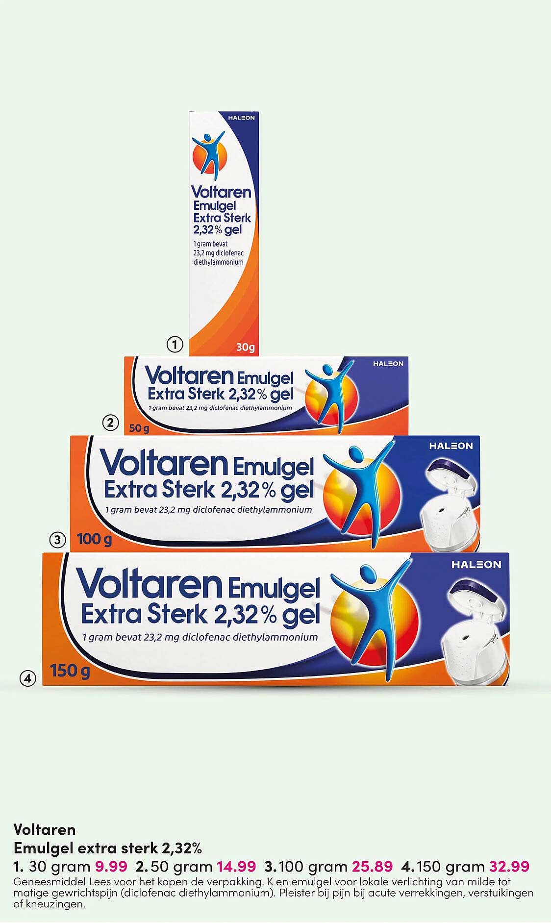 Voltaren Emulgel extra sterk 2,32%