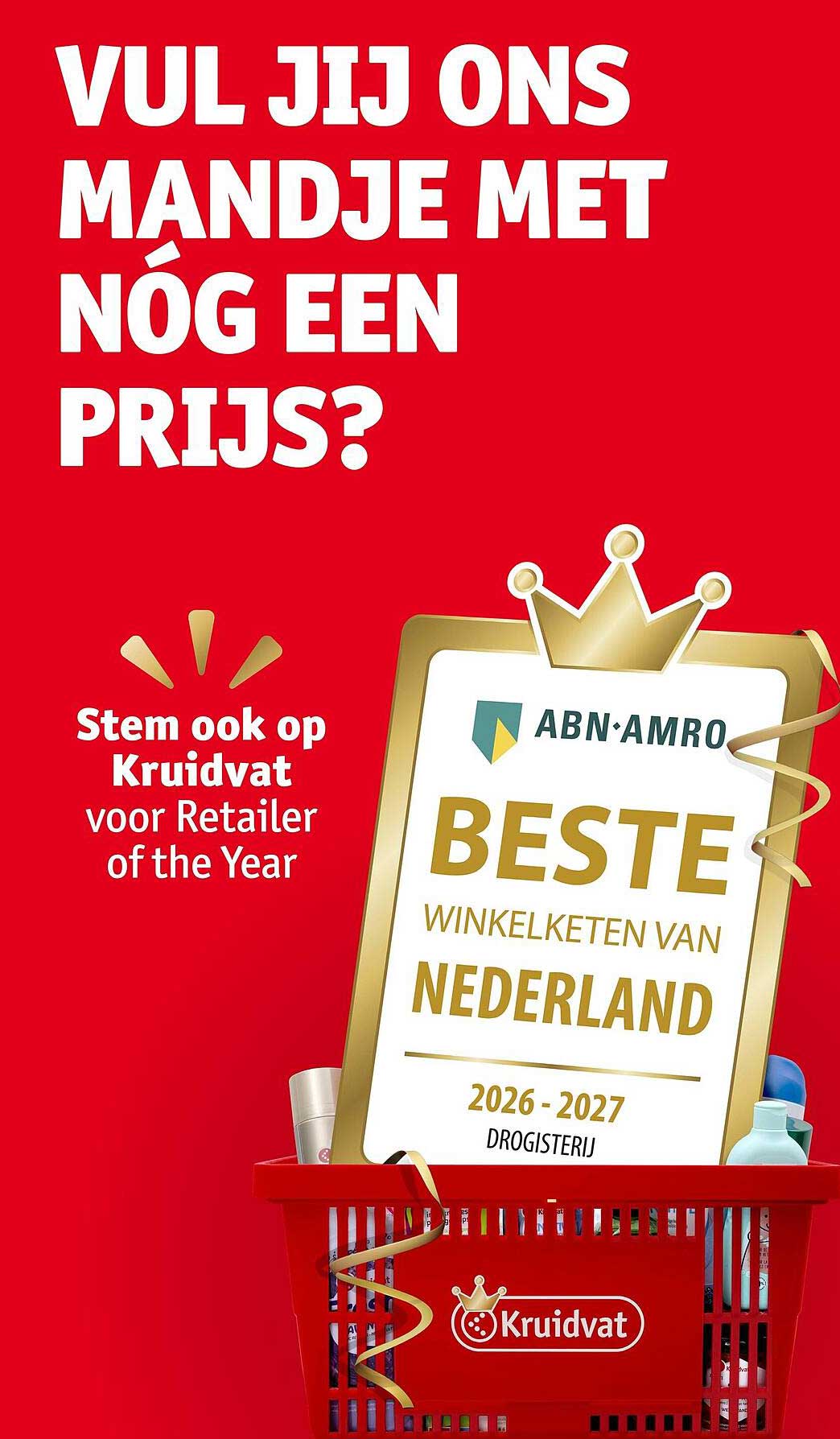 Vul jij ons mandje met nóg een prijs?