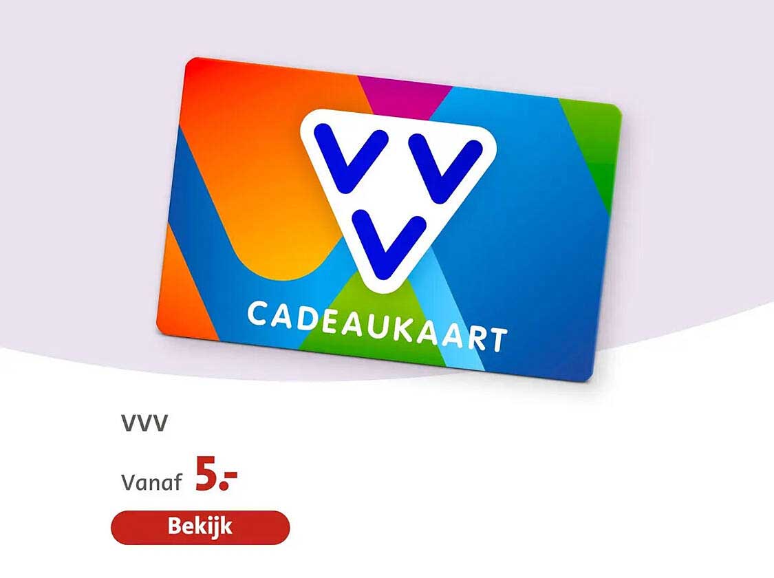 VVV Cadeaukaart