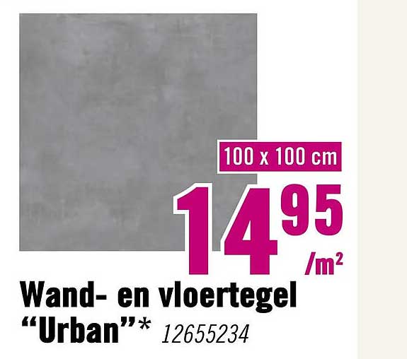 Wand- en vloertegel “Urban”*