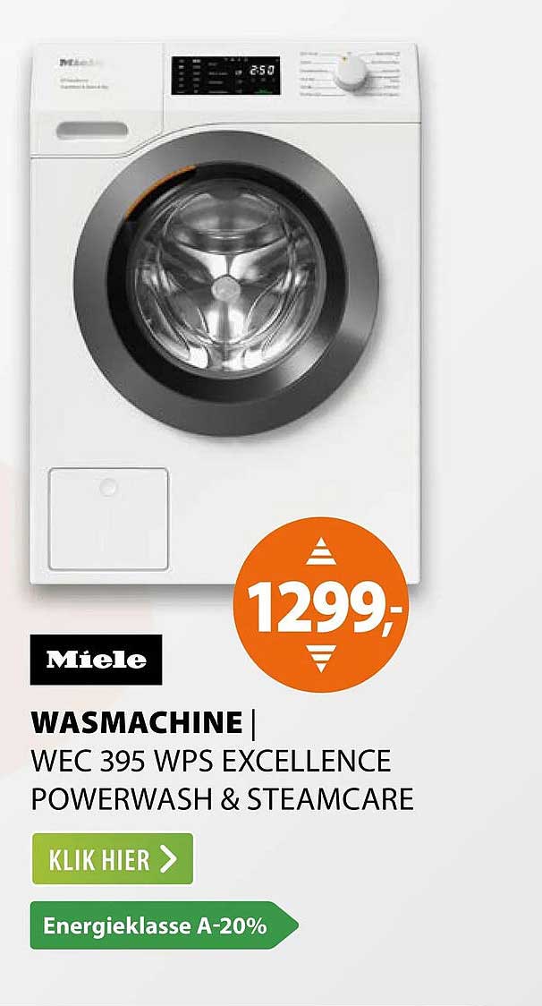 WASMACHINE WEC 395 WPS EXCELLENCE POWERWASH & STEAMCARE