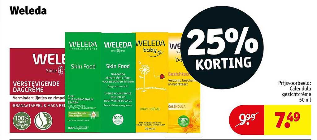 Weleda 25% KORTING