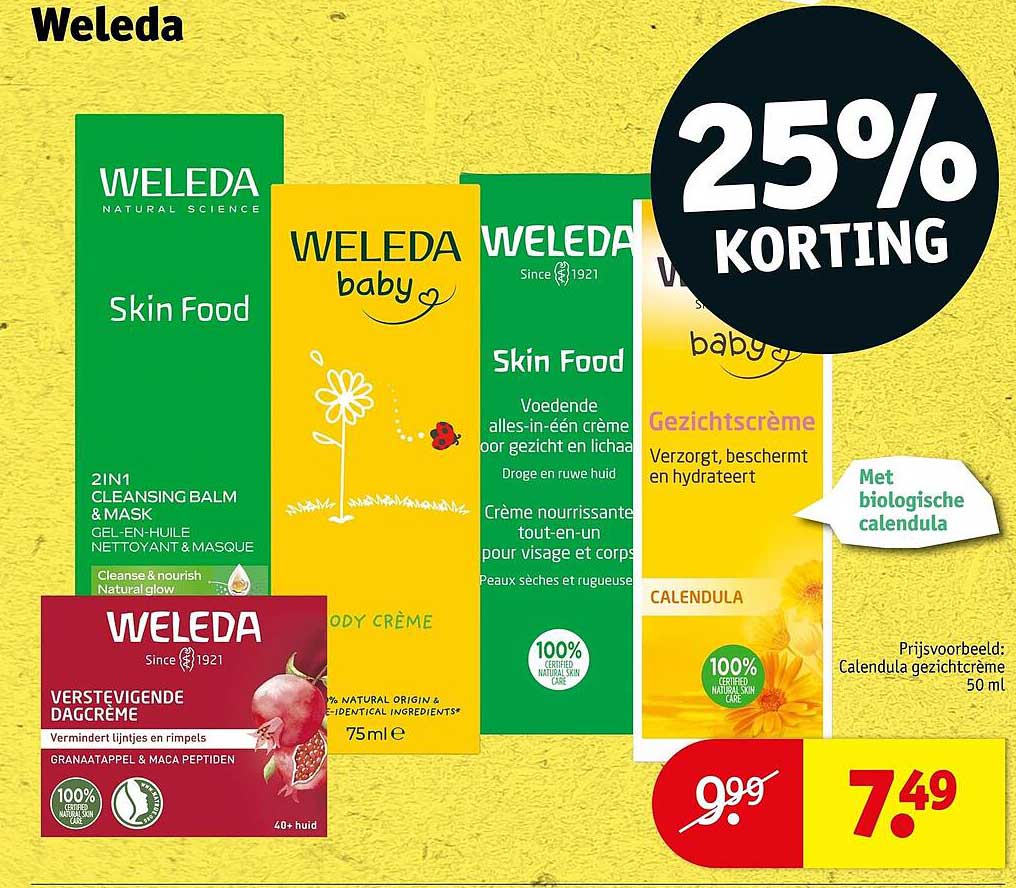 Weleda 25% korting