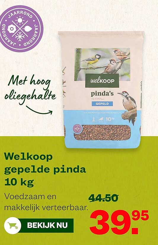 Welkoop gepelde pinda 10 kg