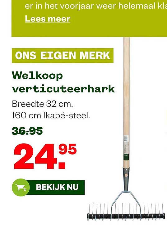 Welkoop verticuteerhark