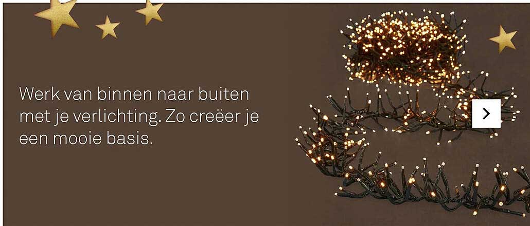 Werk van binnen naar buiten met je verlichting. Zo creëer je een mooie basis.
