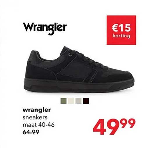 Wrangler sneakers maat 40-46
