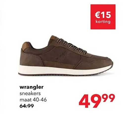 wrangler sneakers maat 40-46