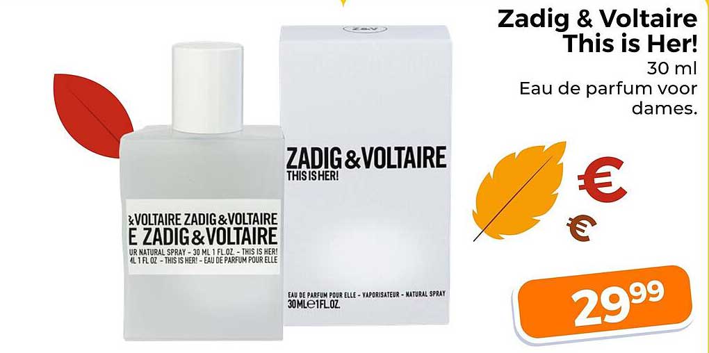 Zadig & Voltaire This is Her! 30 ml Eau de parfum voor dames
