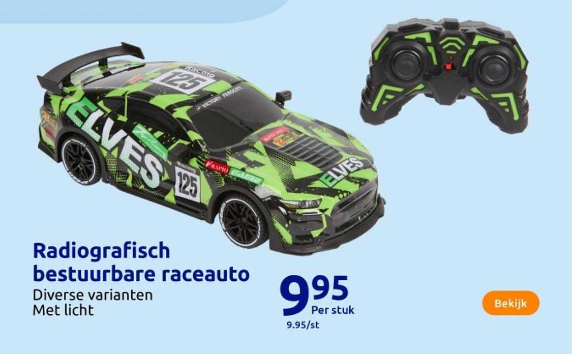 Radiografisch bestuurbare raceauto