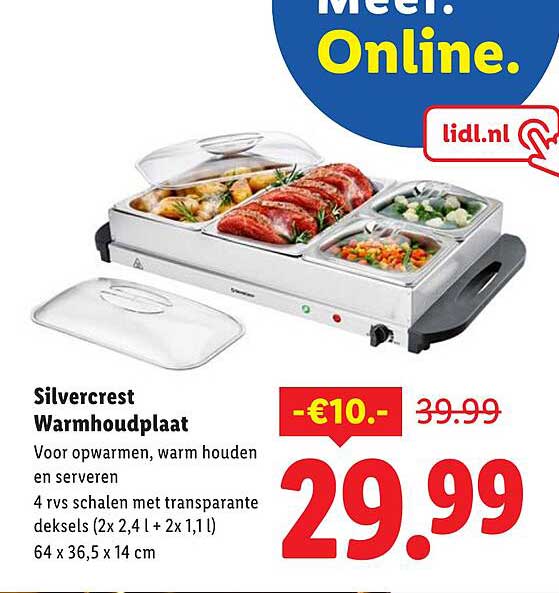 Silvercrest Warmhoudplaat