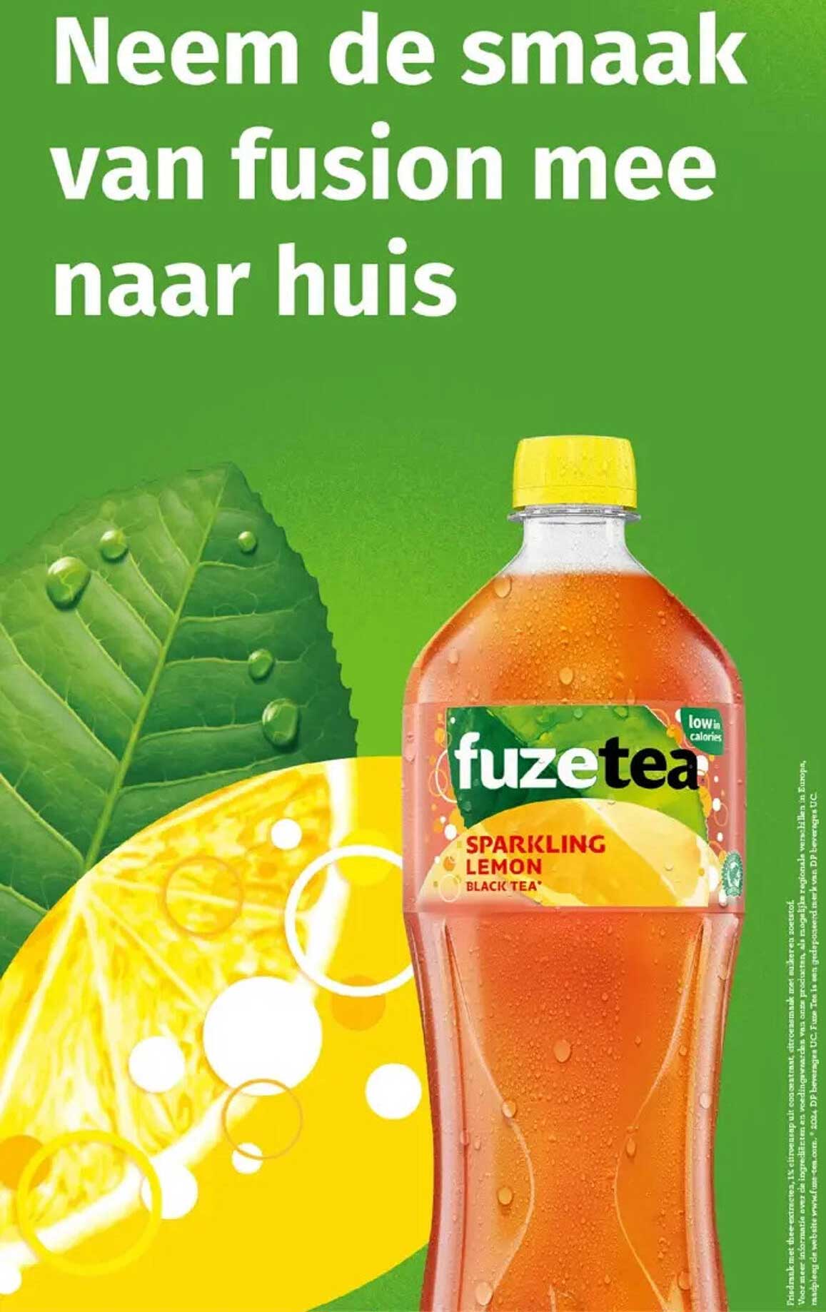 fuze tea SPARKLING LEMON BLACK TEA