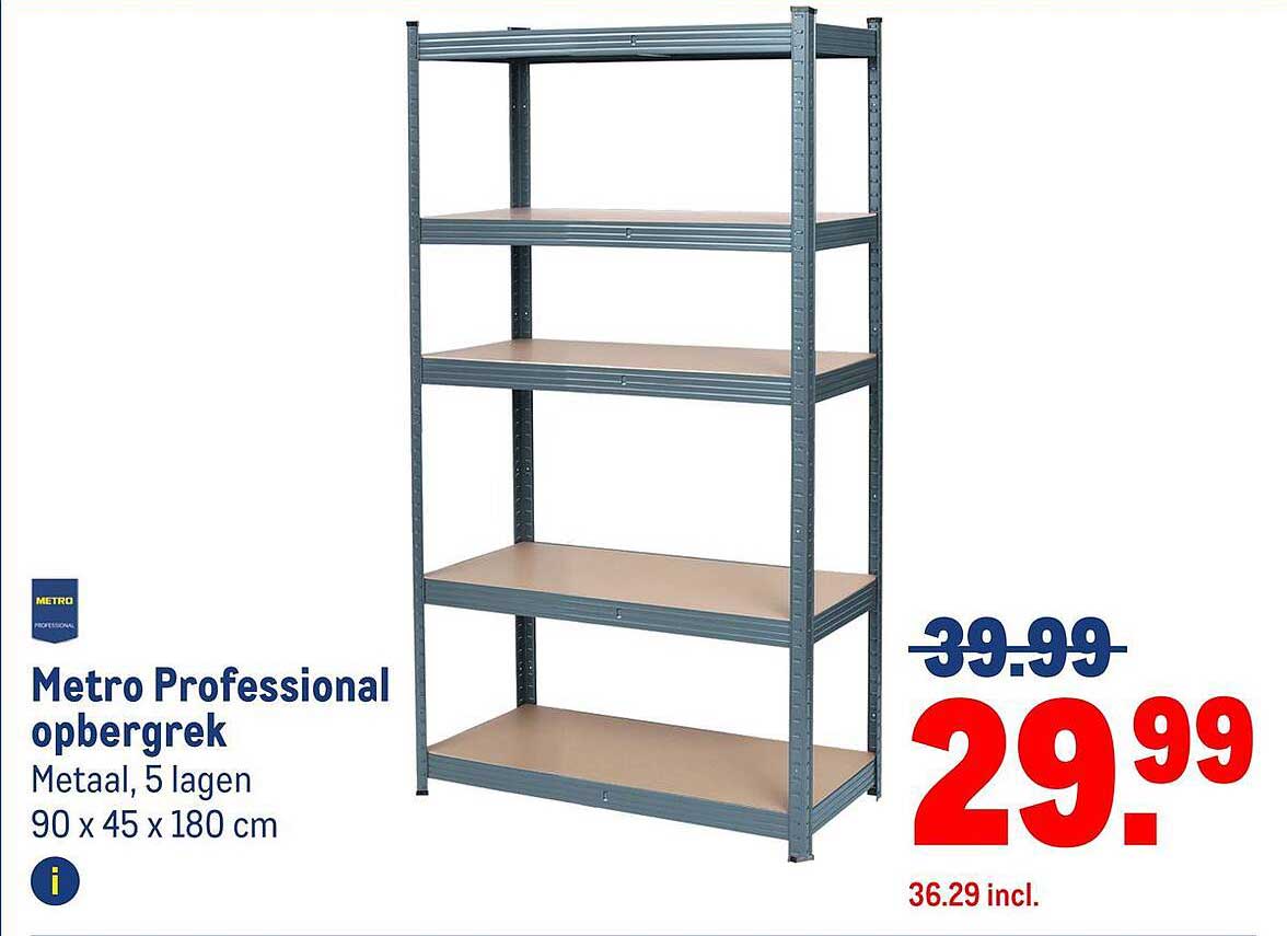 Metro Professional opbergrek