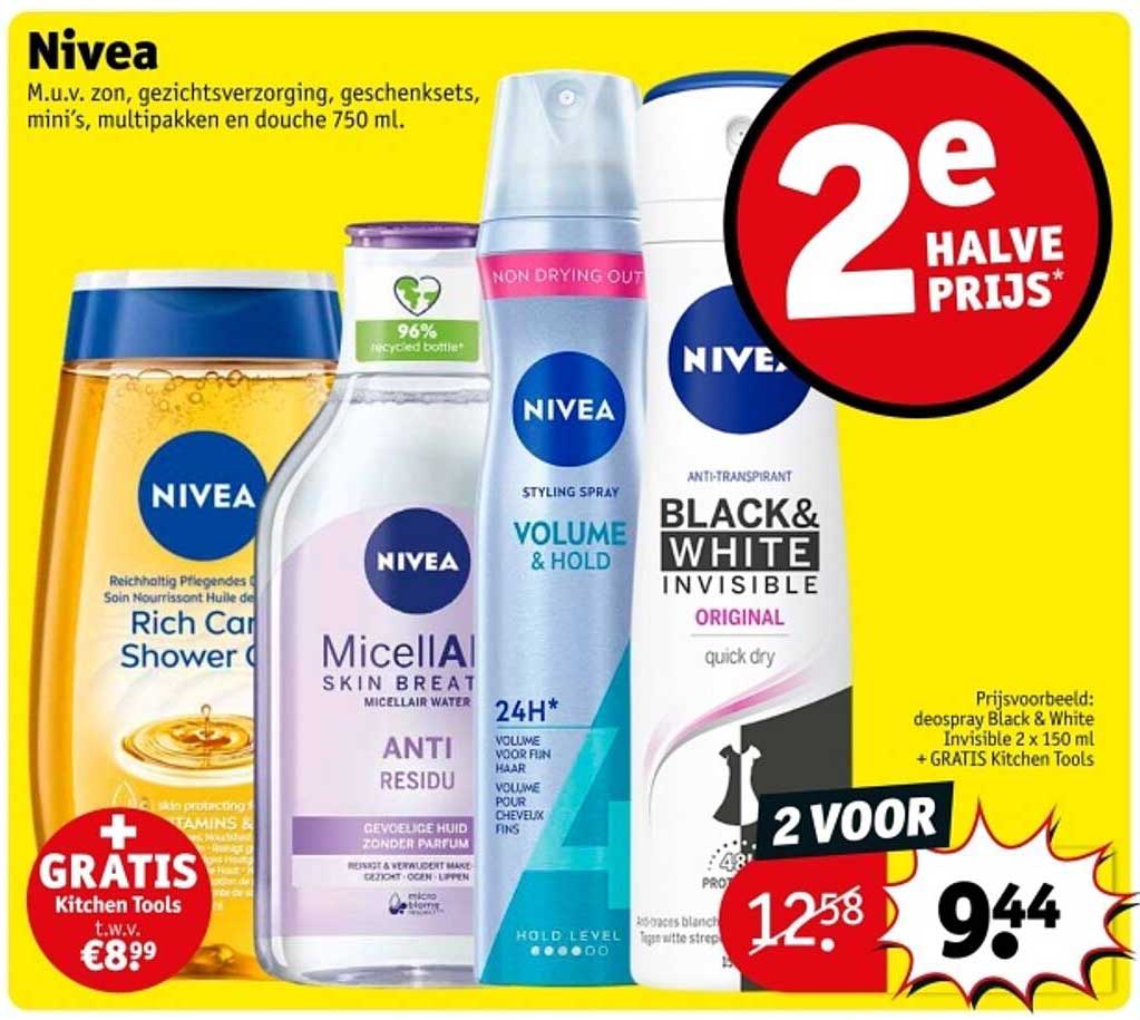 2e HALVE PRIJS* NIVEA