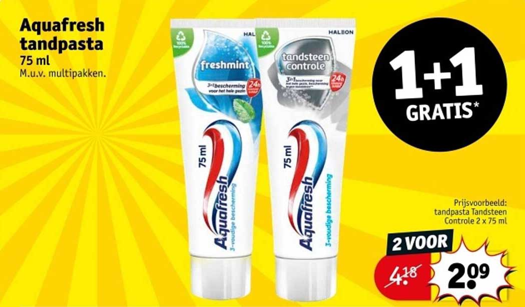 Aquafresh tandpasta 75 ml