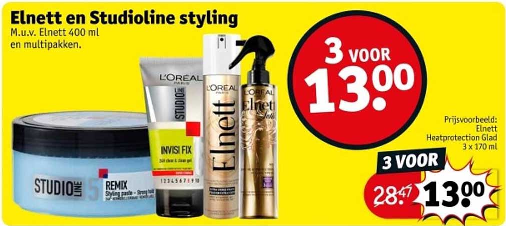 Elnett en Studioline styling