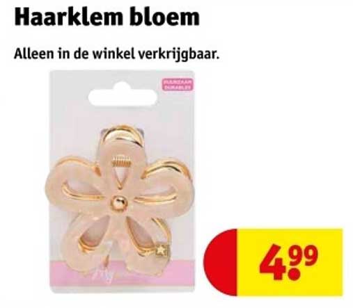 Haarclip bloem