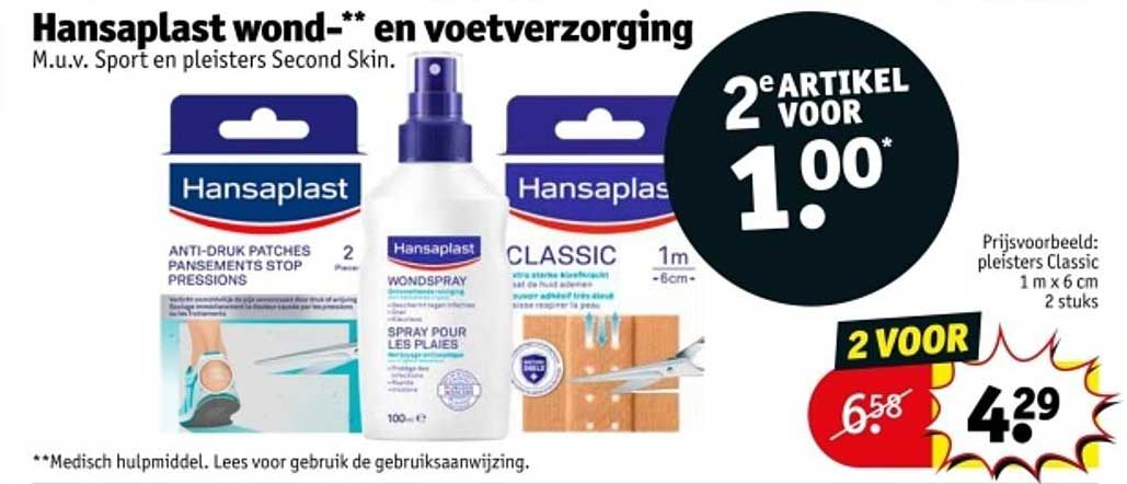 Hansaplast wond-** en voetverzorging
