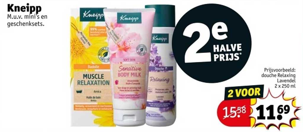 Kneipp 2e halve prijs