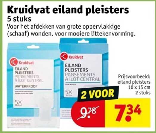 Kruidvat eiland pleisters 5 stuks