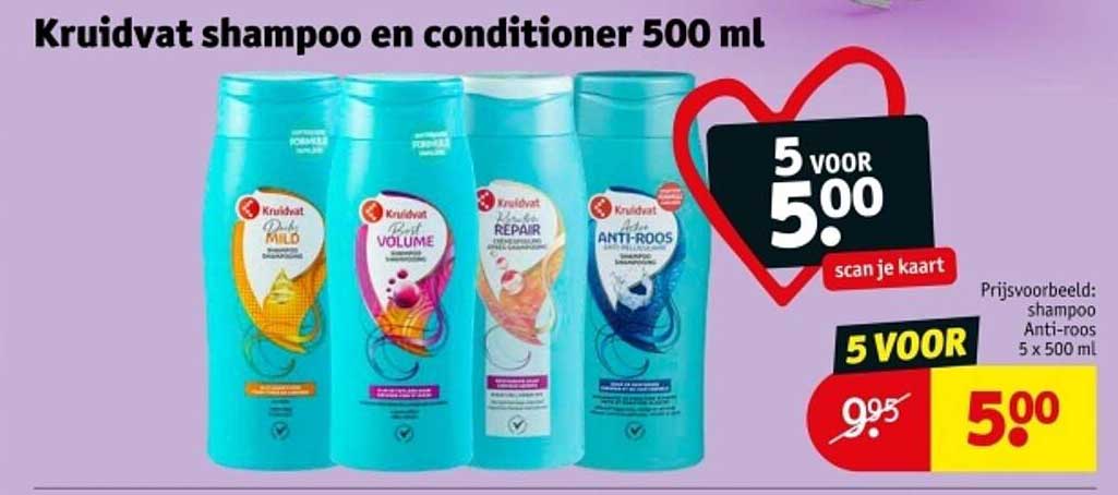 Kruidvat shampoo en conditioner 500 ml