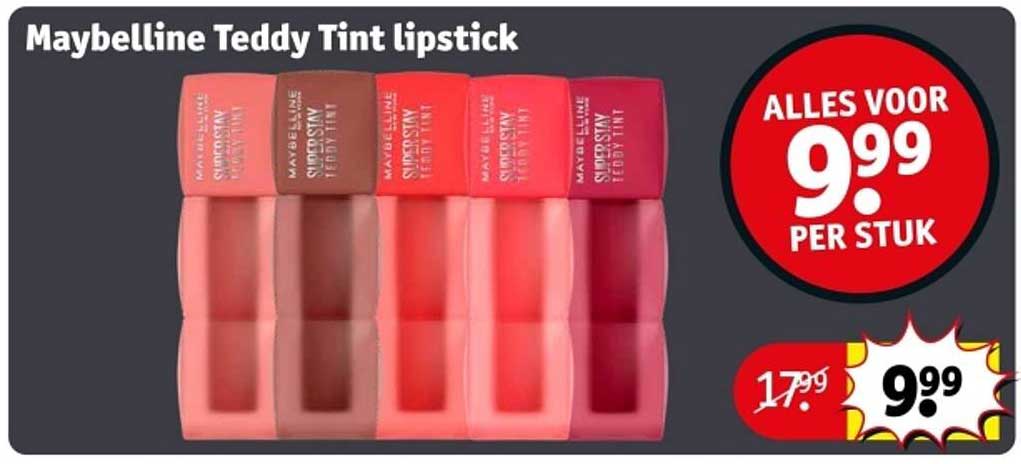 Maybelline Teddy Tint lipstick