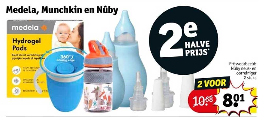 Medela, Munchkin en Nûby Hydrogel Pads en accessoires