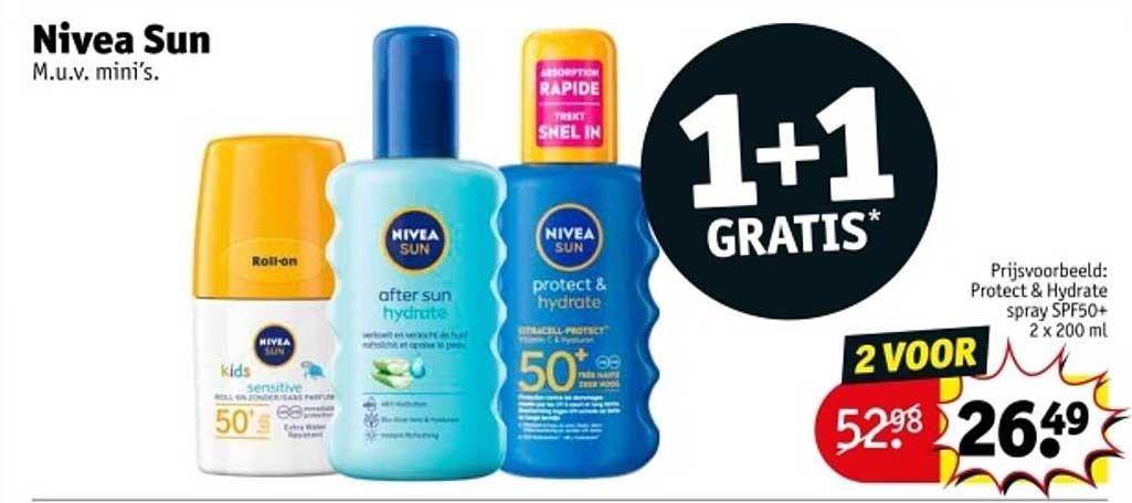 Nivea Sun M.u.v. mini's.
