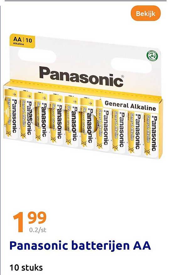 Panasonic batterijen AA