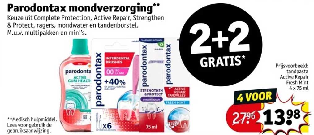 Parodontax mondverzorging