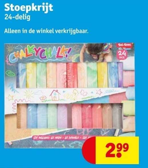 Stoepkrijt 24-delig