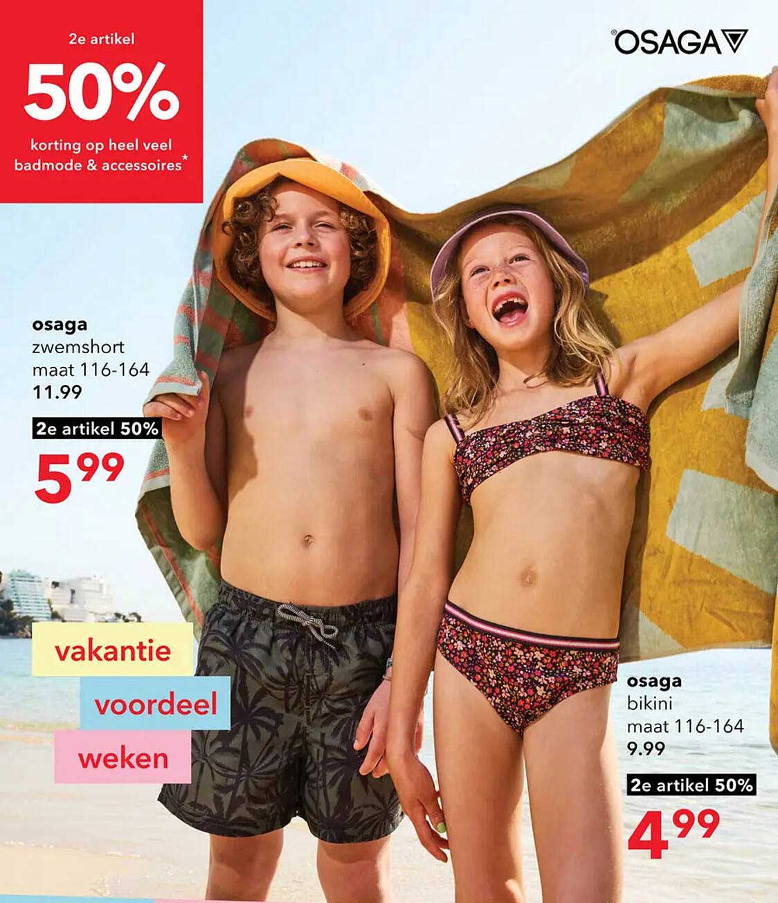 50% korting op heel veel badmode & accessoires