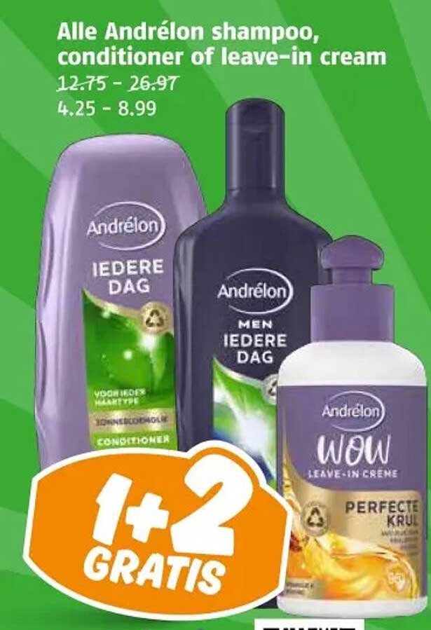 Alle Andrélon shampoo, conditioner of leave-in cream