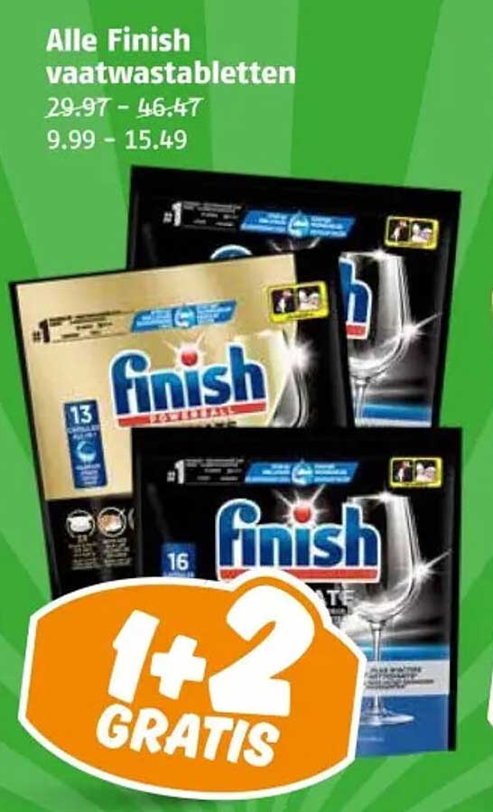 Alle Finish vaatwastabletten