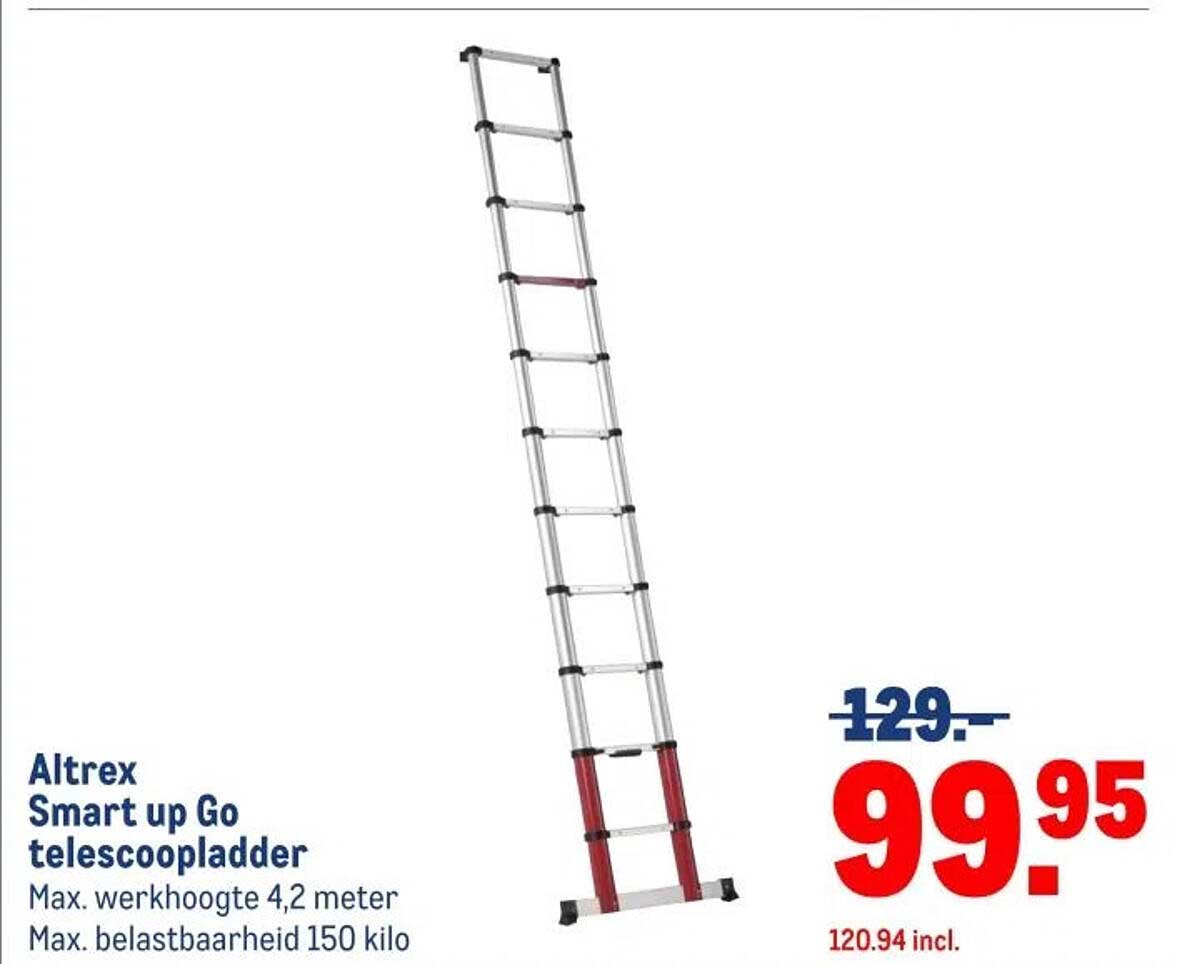 Altrex Smart up Go telescoopladder