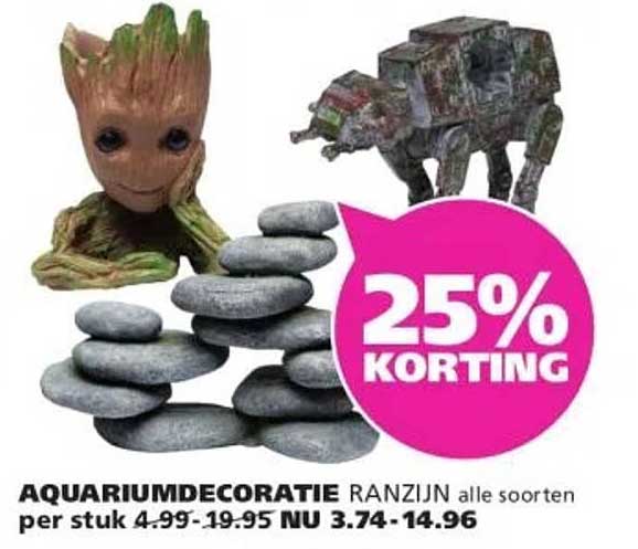 AQUARIUMDECORATIE RANZIJN alle soorten