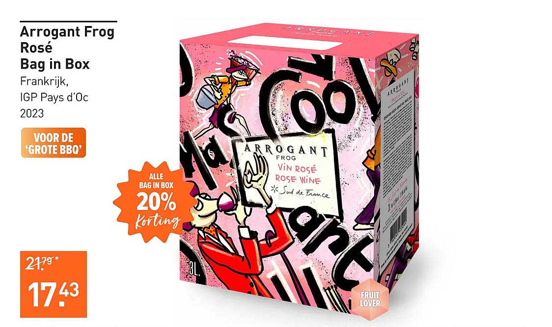 Arrogant Frog Rosé Bag in Box