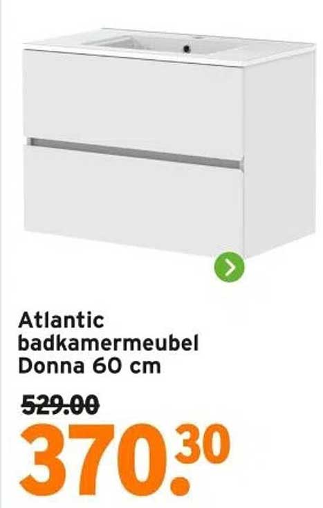 Atlantic badkamermeubel Donna 60 cm