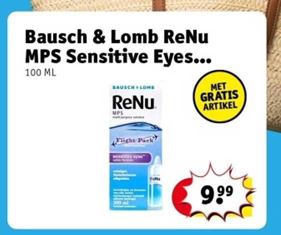 Bausch & Lomb ReNu MPS Sensitive Eyes...