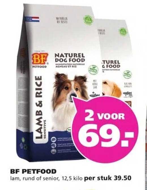 BF PETFOOD LAM & RICE NATUURLIJK HONDENVOEDSEL