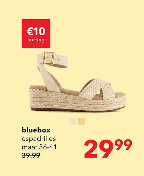 bluebox espadrilles maat 36-41