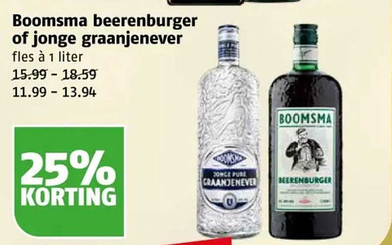 Boomsma beerenburger of jonge graanjenever
