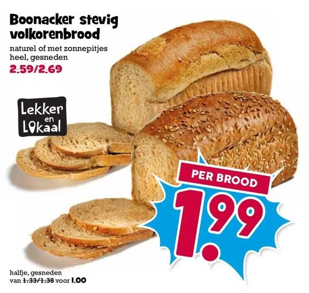 Boonacker stevig volkorenbrood