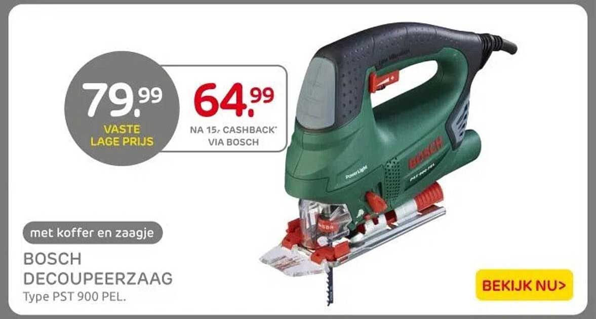 BOSCH DECOUPEERZAAG Type PST 900 PEL.