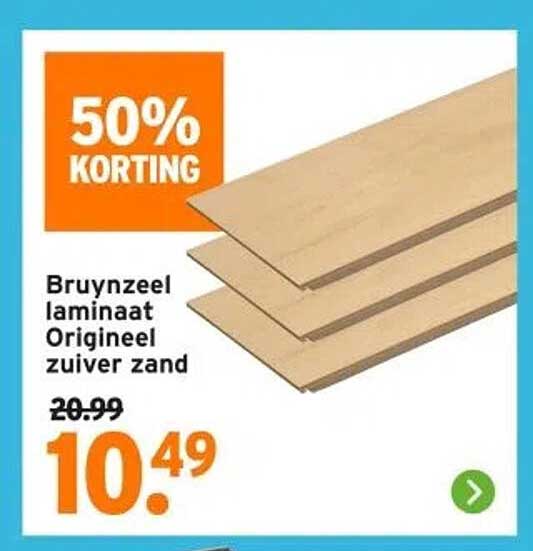 Bruynzeel laminaat Origineel zuiver zand