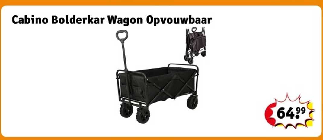 Cabino Bolderkar Wagon Opvouwbaar