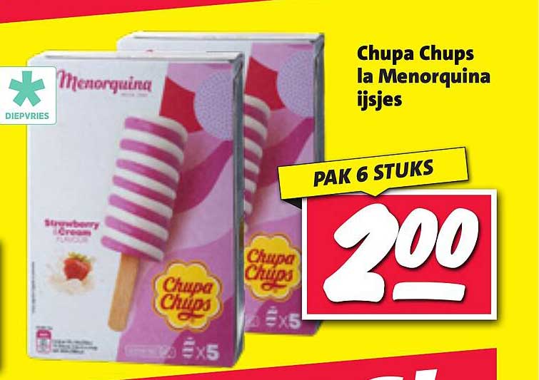 Chupa Chups la Menorquina ijsjes
