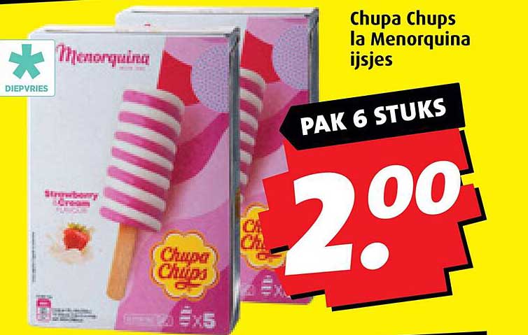Chupa Chups la Menorquina ijsjes